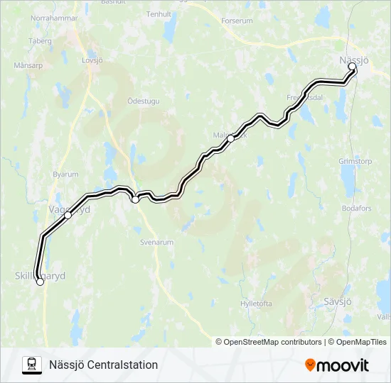 KRÖSATÅG  Line Map