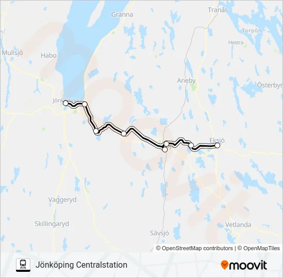 KRÖSATÅG  Line Map