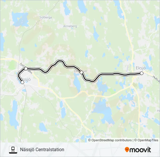 KRÖSATÅG  Line Map