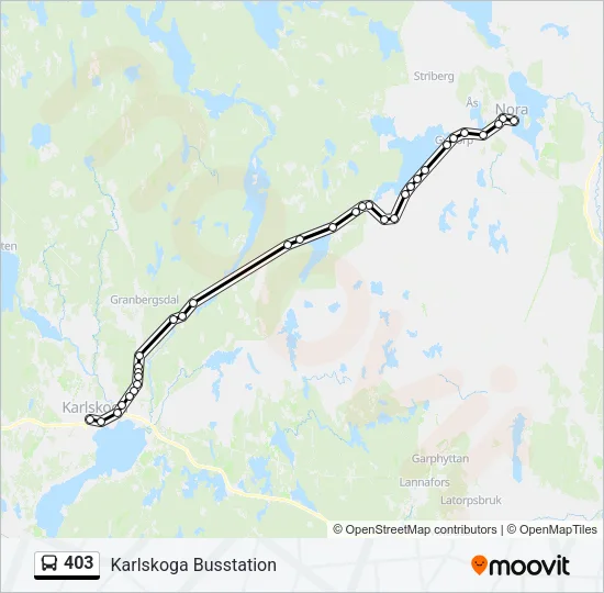 403 Bus Line Map
