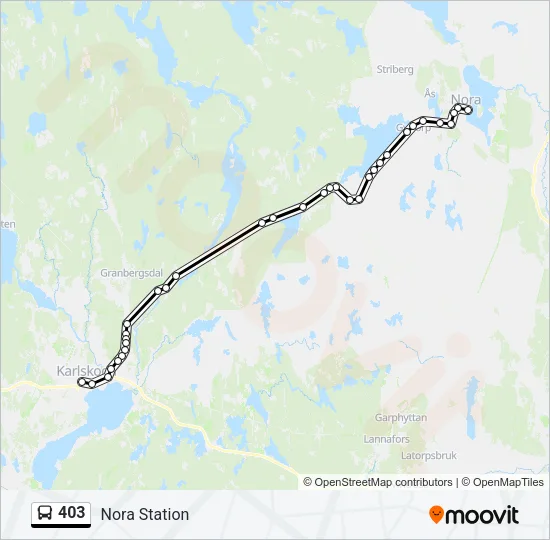 403 Bus Line Map