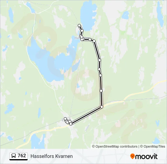 762 Bus Line Map