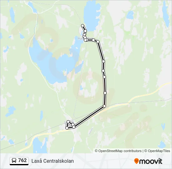 762 Bus Line Map