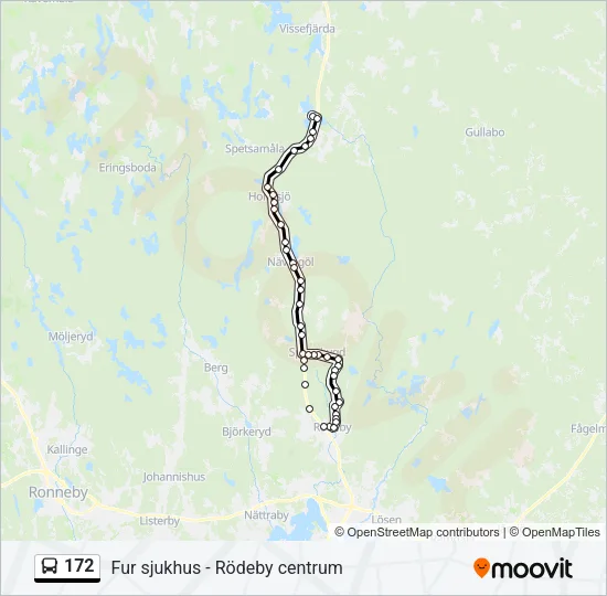172 Bus Line Map