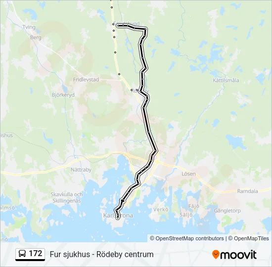 172 Bus Line Map