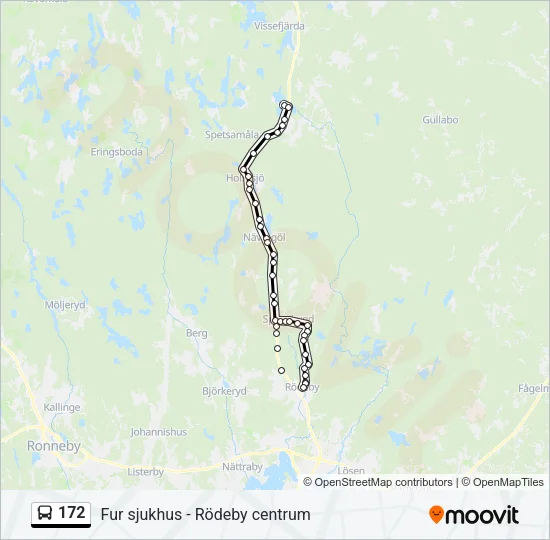 172 Bus Line Map