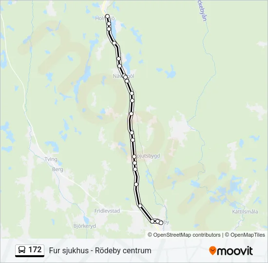 172 Bus Line Map