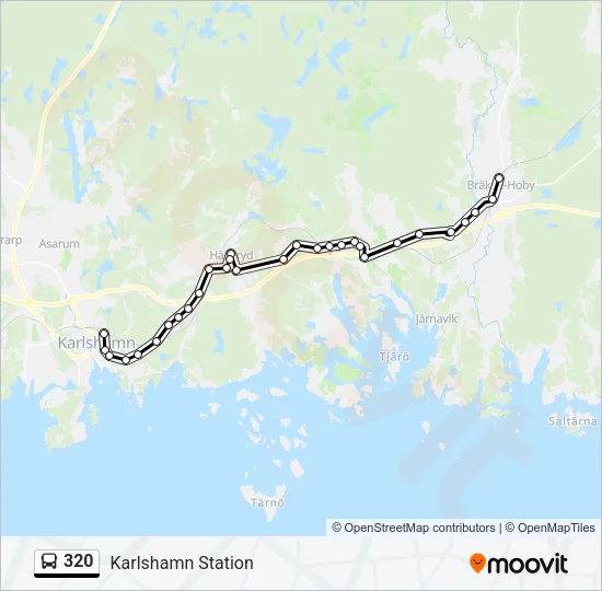 320 Bus Line Map