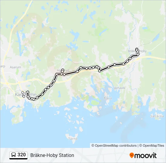 320 Bus Line Map