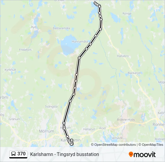 370 Bus Line Map