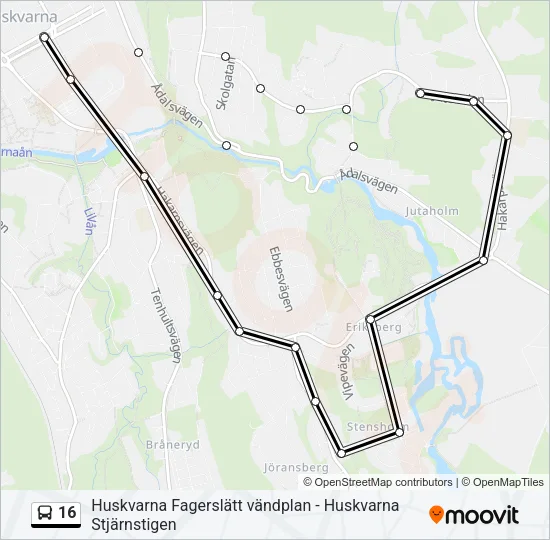 16  Line Map