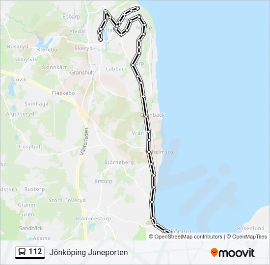 112  Line Map