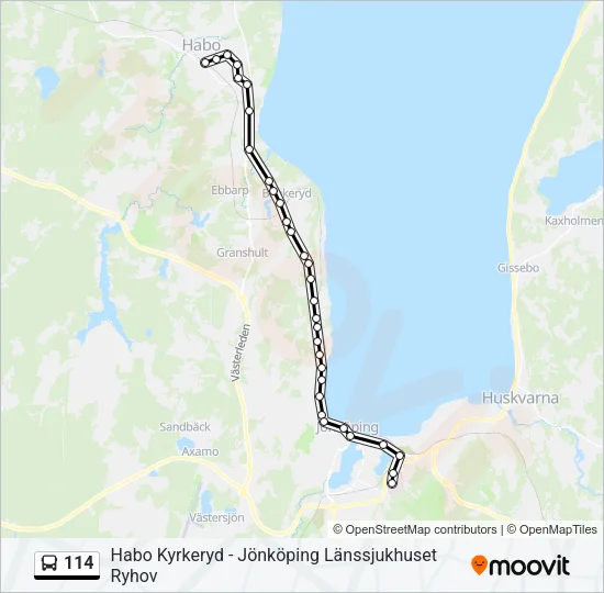 114  Line Map