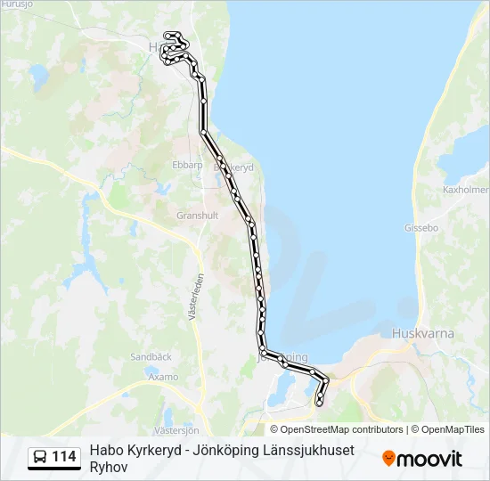 114  Line Map