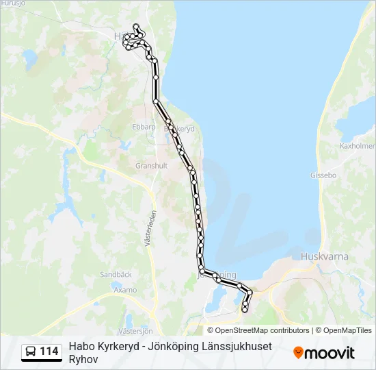 114  Line Map