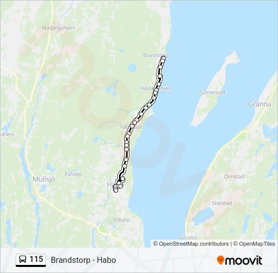 115  Line Map