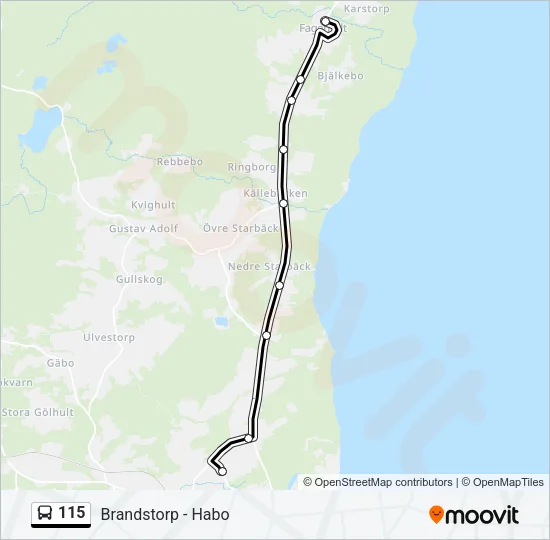 115  Line Map