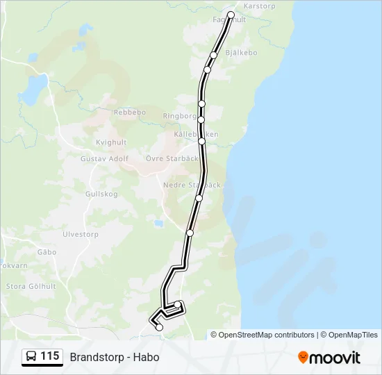 115  Line Map