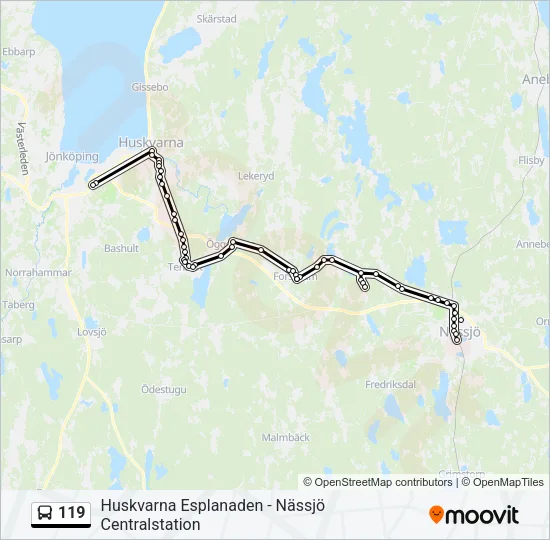 119  Line Map