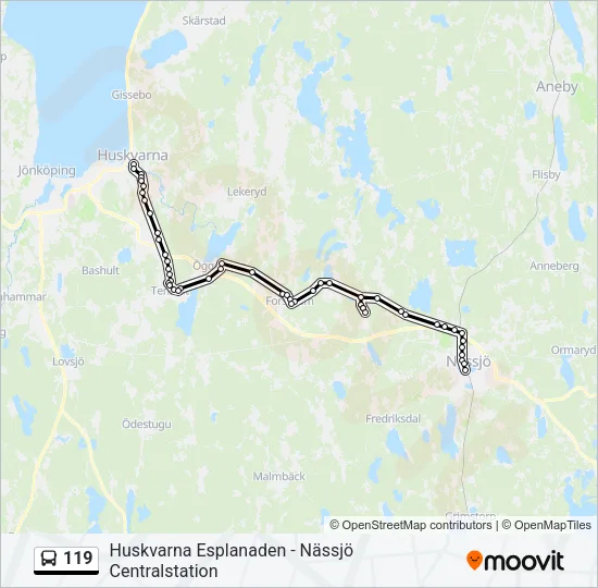 119  Line Map