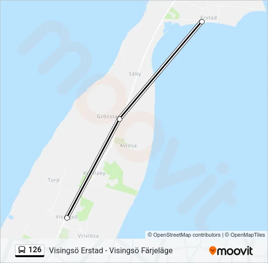 126  Line Map