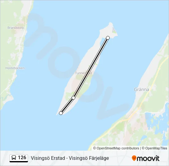 126  Line Map