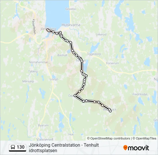 130  Line Map