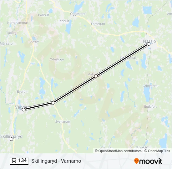 134  Line Map