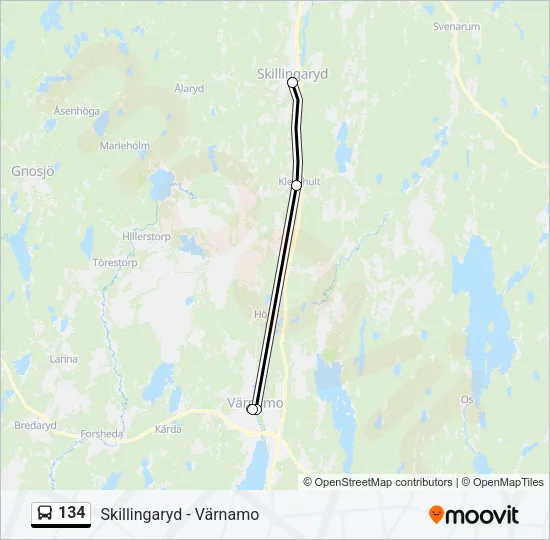 134  Line Map