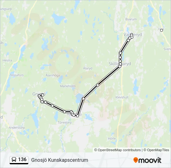 136  Line Map