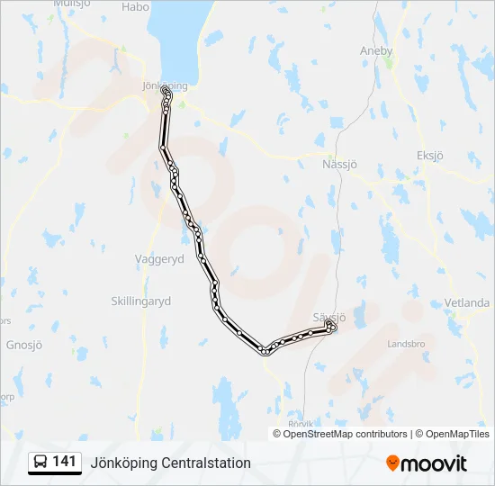 141  Line Map