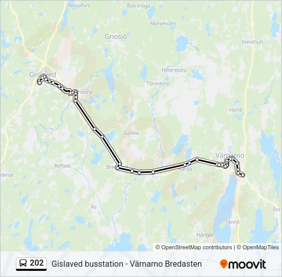 202  Line Map