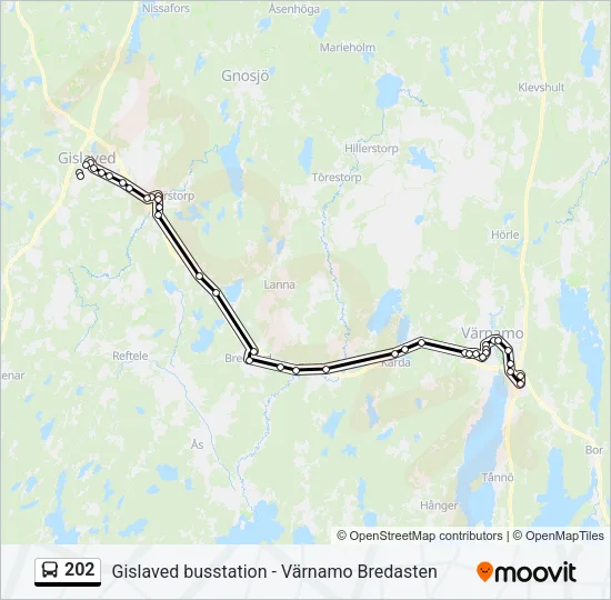 202  Line Map
