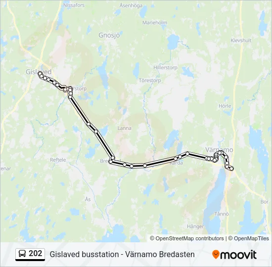 202  Line Map