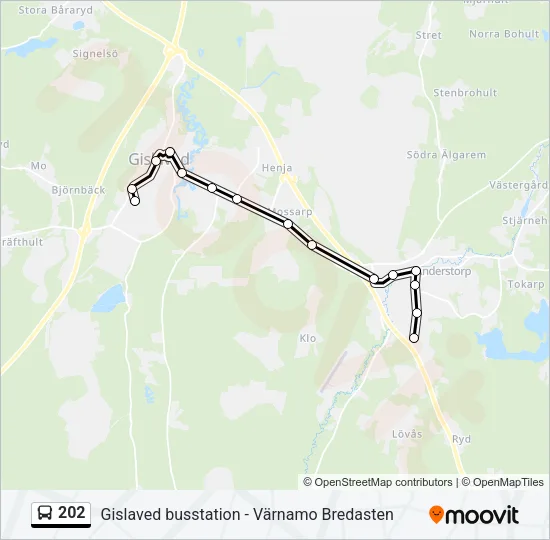 202  Line Map