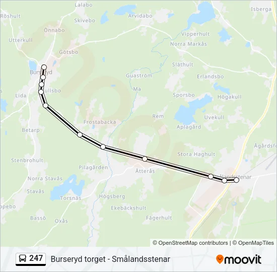 247  Line Map