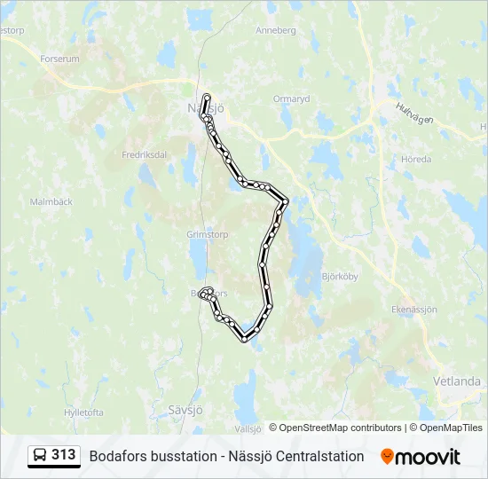 313  Line Map