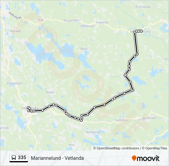 335  Line Map