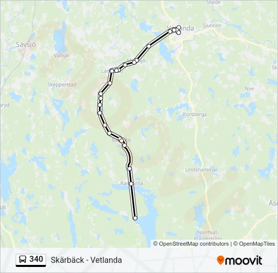 340  Line Map