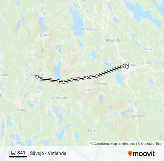 341  Line Map