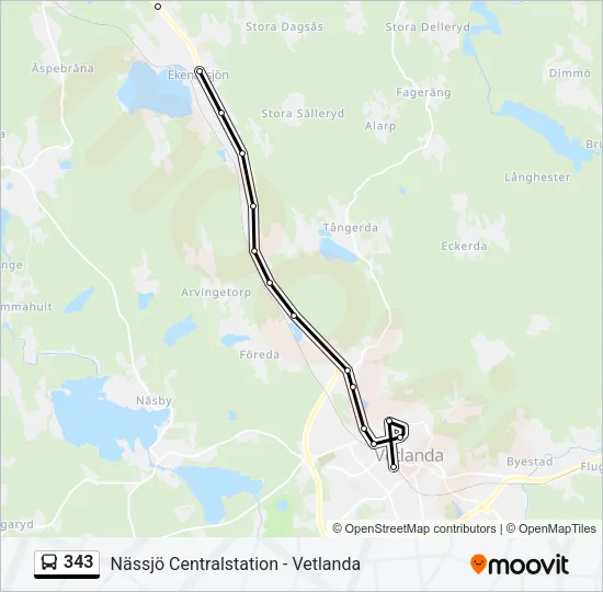 343  Line Map