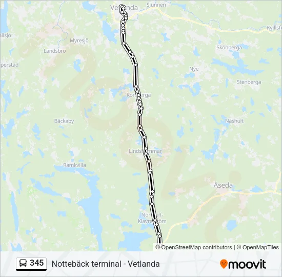 345  Line Map