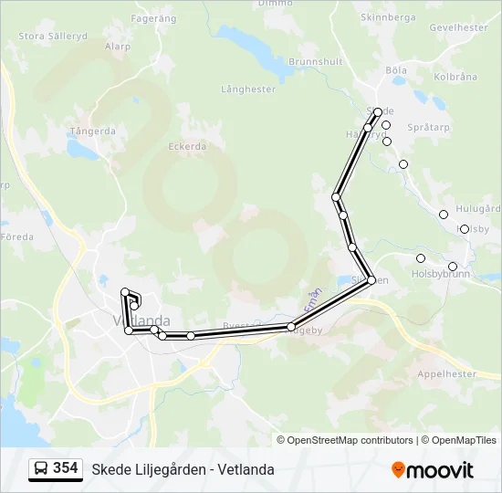 354  Line Map