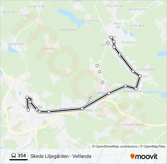 354  Line Map