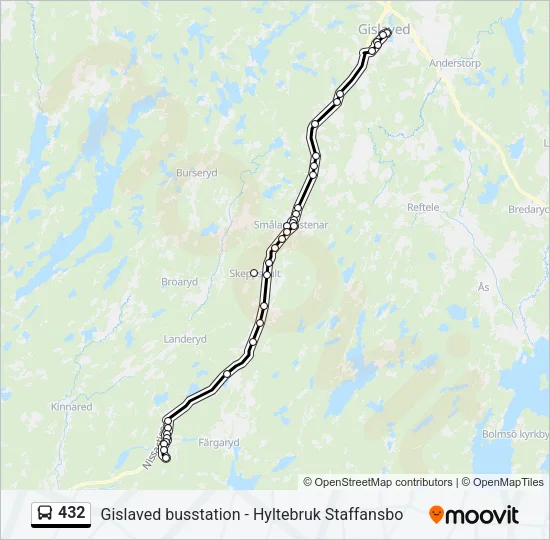 432  Line Map