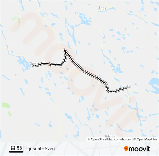 56 Bus Line Map