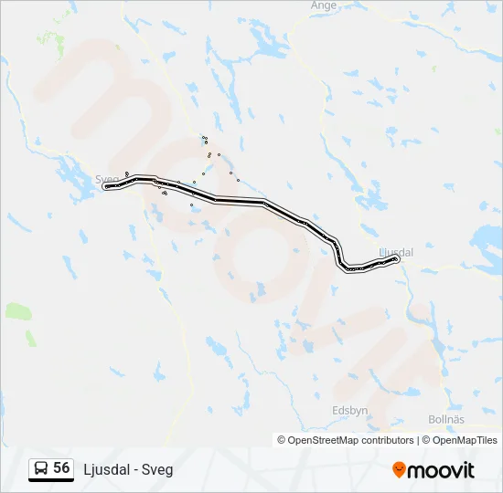 56 Bus Line Map