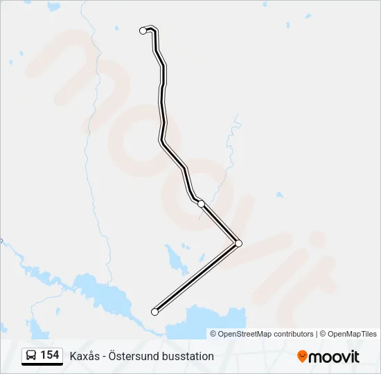 154 Bus Line Map
