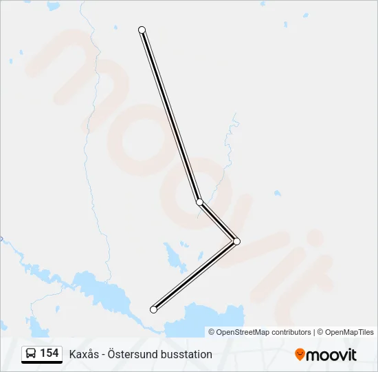 154 Bus Line Map