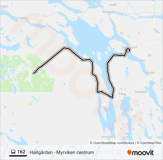 162 Bus Line Map